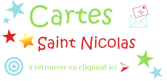 carte saint nicolas, 6 decembre, noel, cadeaux, legende, carte enfant saint nicolas