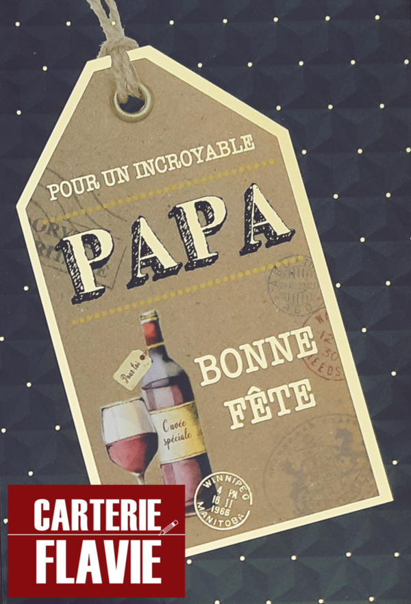 carte Bonne Fête Papa Réf: FP03